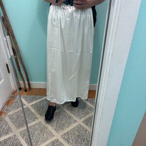NWT Avidlove Women's White Satin Half Slip (Bridal) - XL